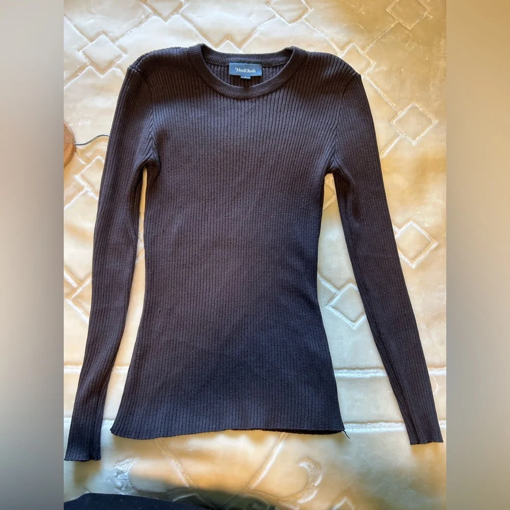 ModCloth ribbed sweater - Picture 1 of 3